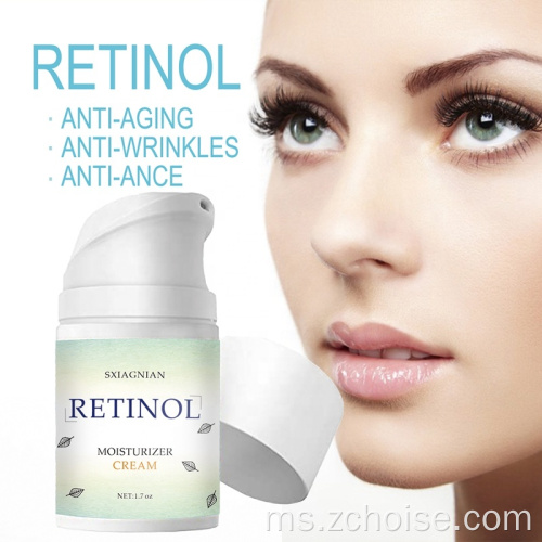 Krim malam retinol 2.5% melembapkan krim retinol muka